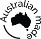 Australian Made Badge Black
